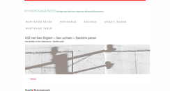Desktop Screenshot of mymortgagerates.org